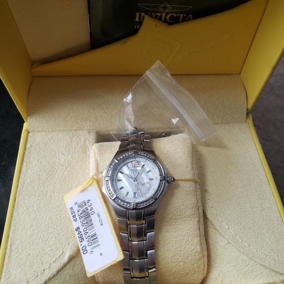 Invicta Accessories - Invicta Wildflower Diamond White Mother of Pearl